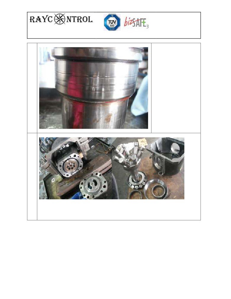 SHAFT SEAL AREA CONDITION :-